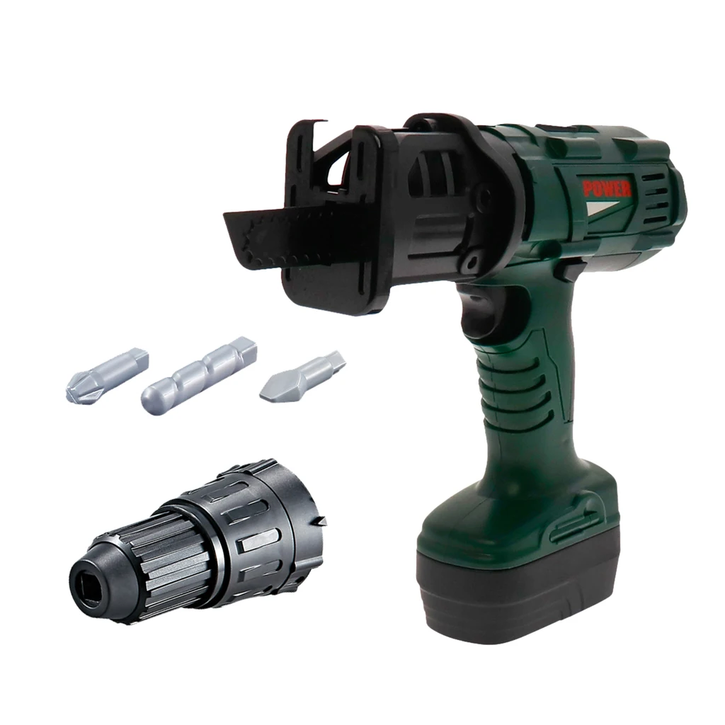 Детская электрическая игрушка пластиковый инструмент цепная пила со звуком