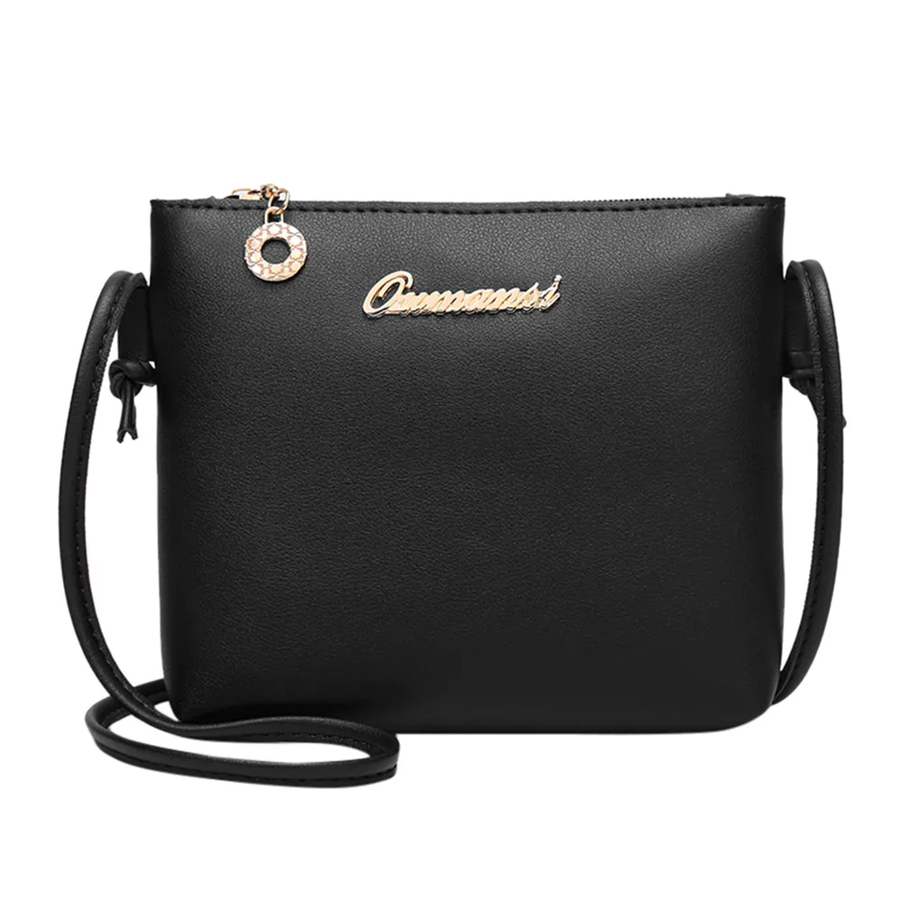 Женская сумка мессенджер 2019 роскошная дизайнерская однотонная через плечо для