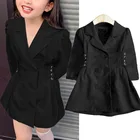 Куртка из искусственной кожи, короткая, осенняя, 92019