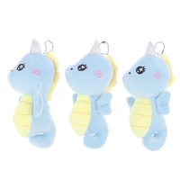 1pcs new cute mini hippocampus plush doll pendant animal soft stuffed toys childrens cognitive toys