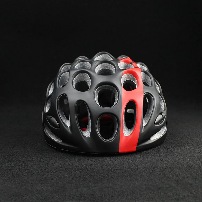 black-red-Matter Велосипедный шлем сверхлегкий MTB шлем городской шоссейный велосипед EPS горный велосипед шлемы гоночные цельные формованные запасные части для велосипеда - Цвет: black-red-Matter