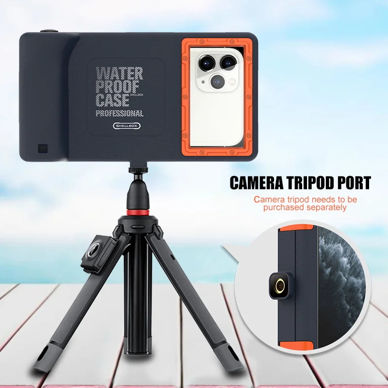 Профессиональный Чехол для дайвинга iPhone 12 11 Pro Max XR XS 15 метров Водонепроницаемая