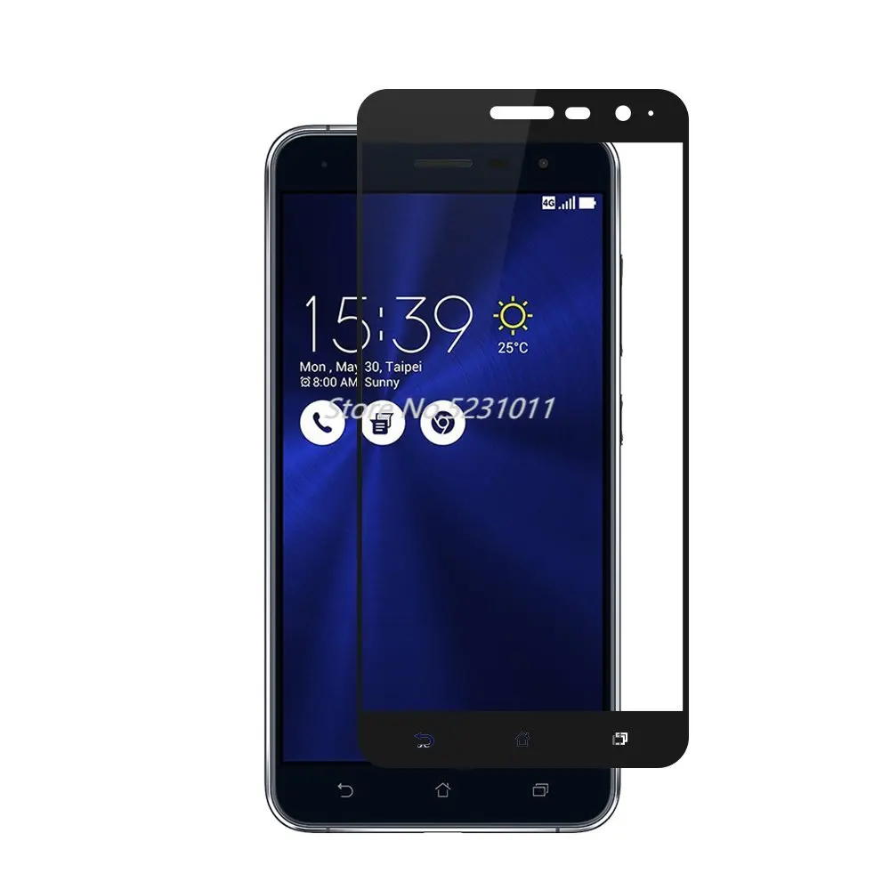 Закаленное стекло с полным покрытием для Asus Zenfone 3 Max ZC520TL ZE520KL Laser ZE553KL ZC553KL ZE552KL Live