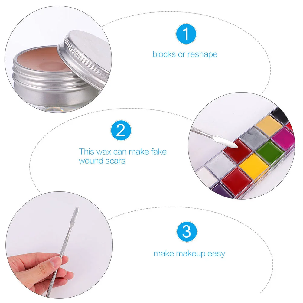 1 Набор блестящий воск для макияжа |