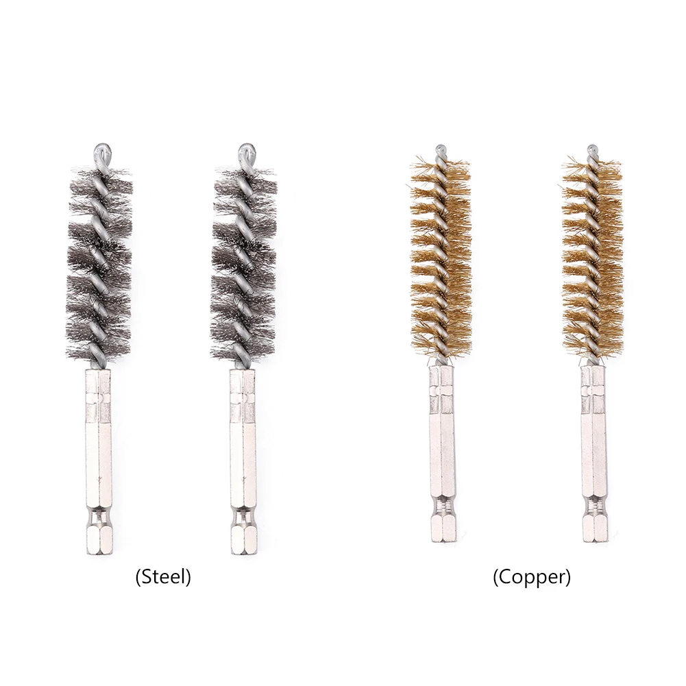 

2pcs Car Cleaning Steel Wire Brush Machinery Paint Remover Rust Cleaner for Drill Household Polishing Grinding Washing Tool