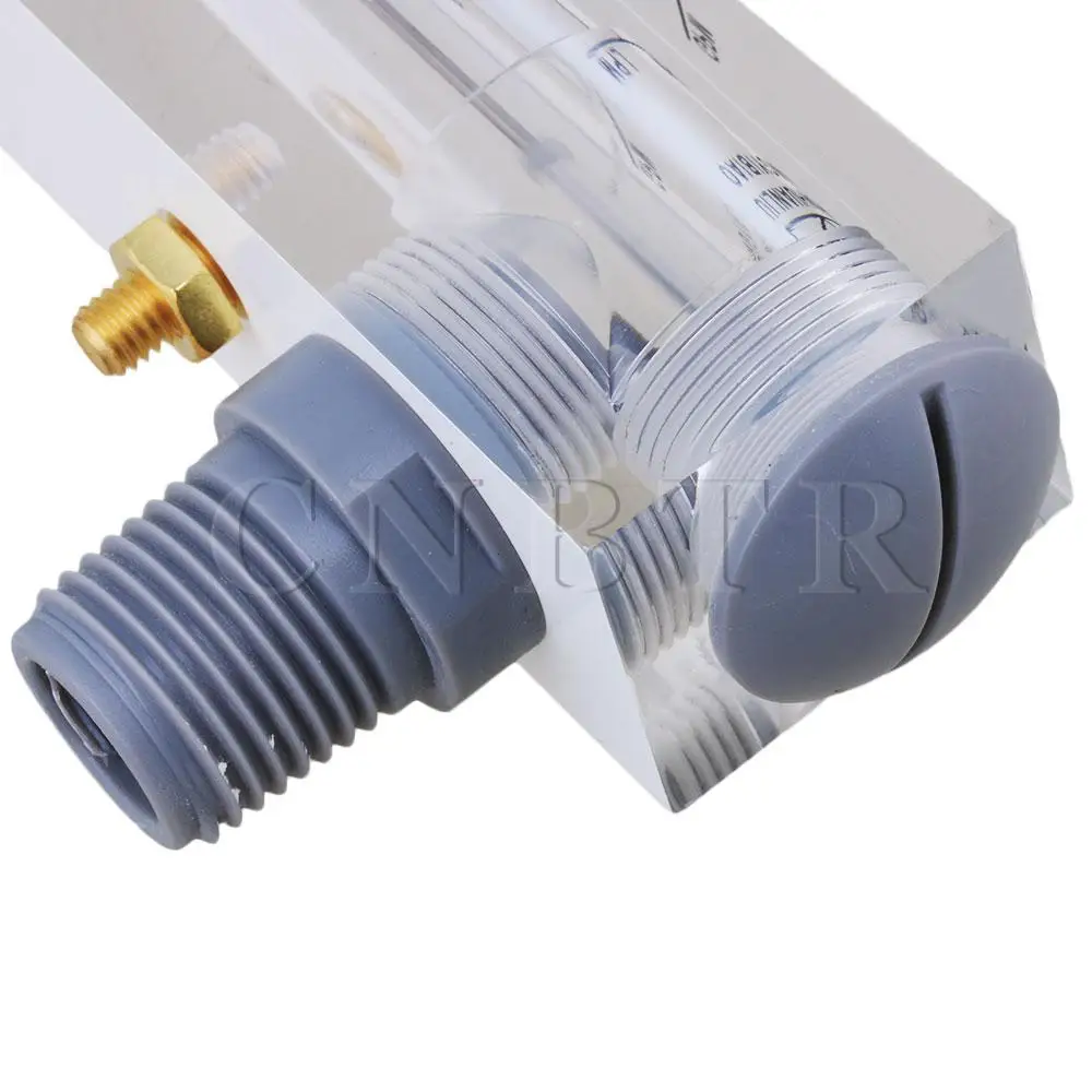 CNBTR LZM-15T Adjustable Panel Type Flowmeter Flow Meter for Liquid 0.5-5.0GPM | Инструменты