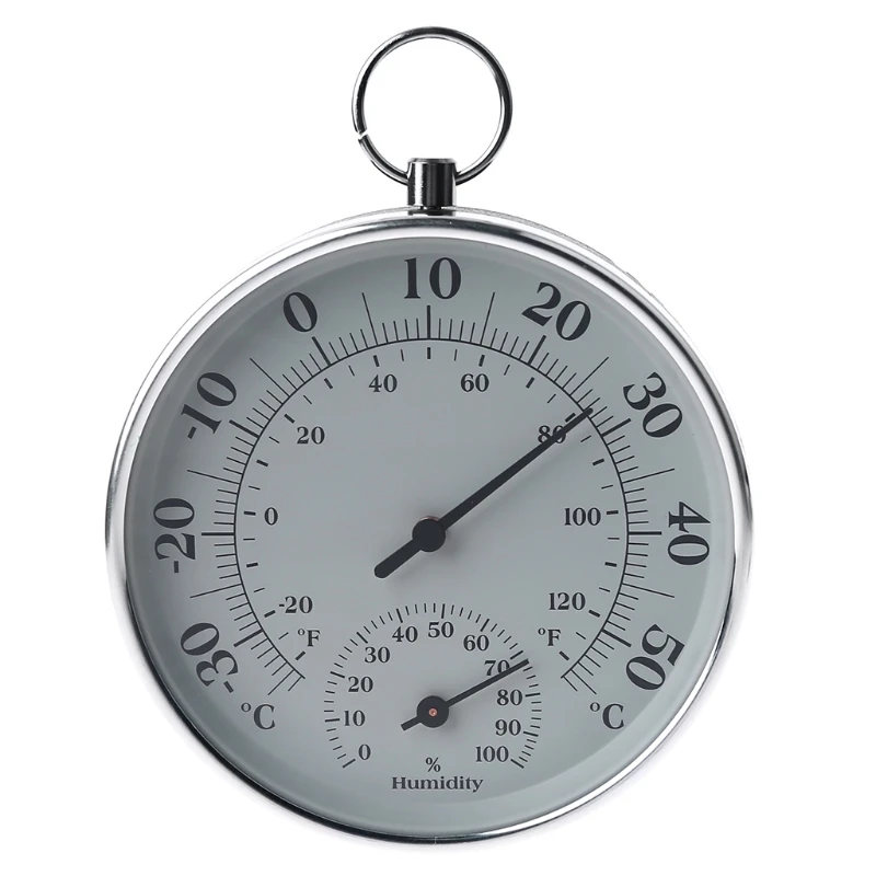 

Hygrometer Thermometer 10 cm/4 Inch Indoor Outdoor Moisture Thermometer Temperature Humidity Meter for Climate Monitor