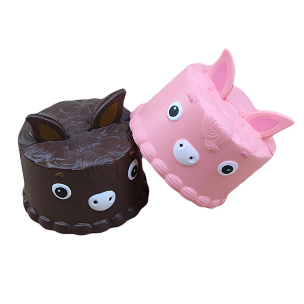 Kawaii зеленый мультфильм Динозавр мягкий медленно поднимающийся сжимает игрушки