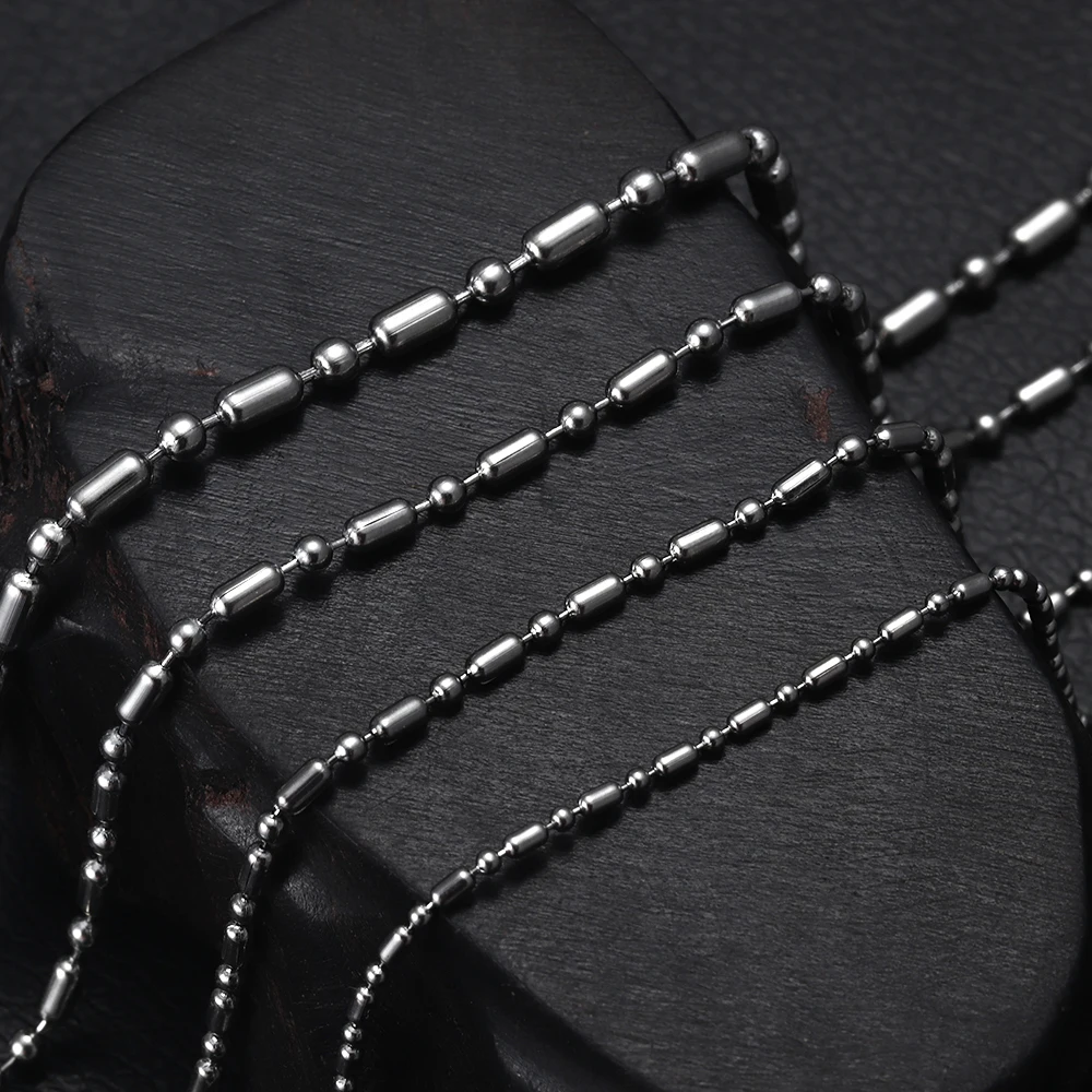 Цепочка мужская бамбуковая с шариковым соединителем 1 6 3 мм|Цепочки| |