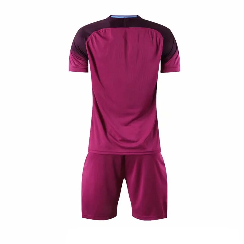 Сезон 20/21 мужские детские однотонные зеленые футбольные спортивные униформы