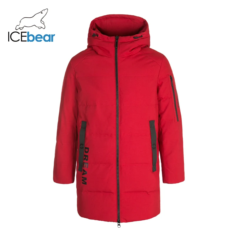 Мужская куртка на белом утином пуху ICEbear теплая пальто осень и зиму 2019|Мужские
