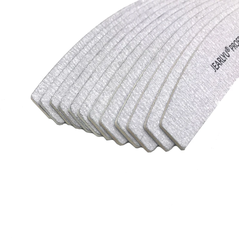 

5Pcs Nail Files 100/180/240 Grit JEARL YU Double Sides Nail Buffer Banana Design Manicure Nail Polish Nail Art Makeup Care Tools