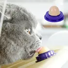 С присоской, безопасный питательный энергетический шар для кошек, полезные игрушки для кошек, кошачья мята, сахарный шар, снэки для кошек, конфеты, лижущая твердая игрушка