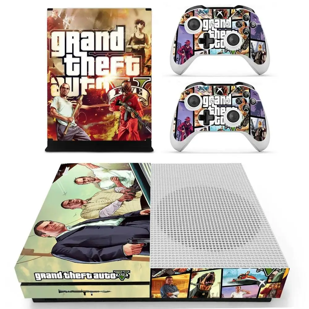 Наклейка s GTA 5 Dead для Xbox One S кожа Виниловая наклейка Pegatina one тонкая консоль и два