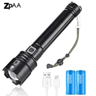 Самый мощный светодиодный фонарик XHP90.2 XHP70.2 XHP50, Перезаряжаемый USB масштабируемый фонарик 18650 26650, охотничий фонарь для кемпинга и рыбалки