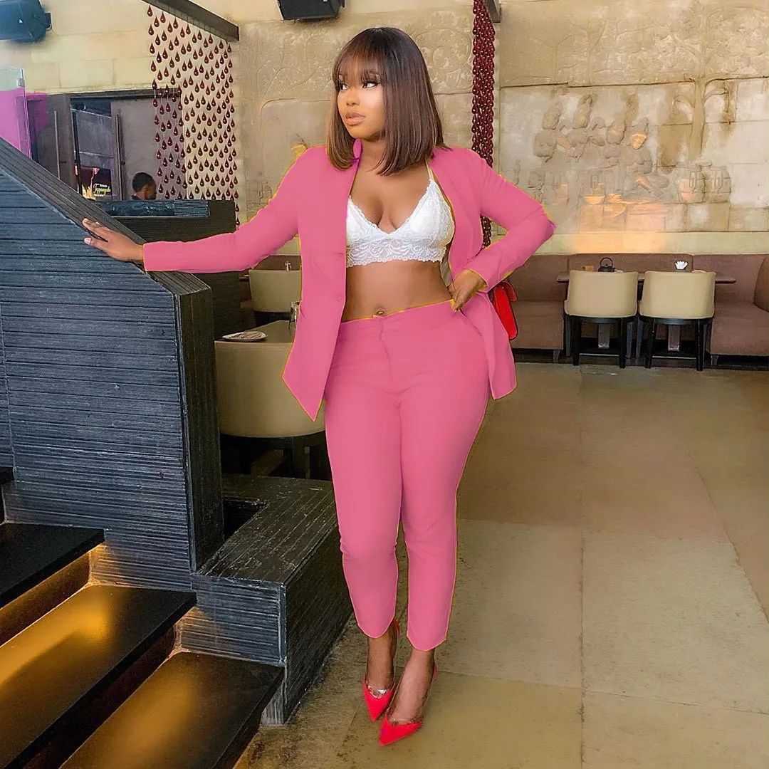 

2022 hottest Fashion casual suit suit two-piece office suit
