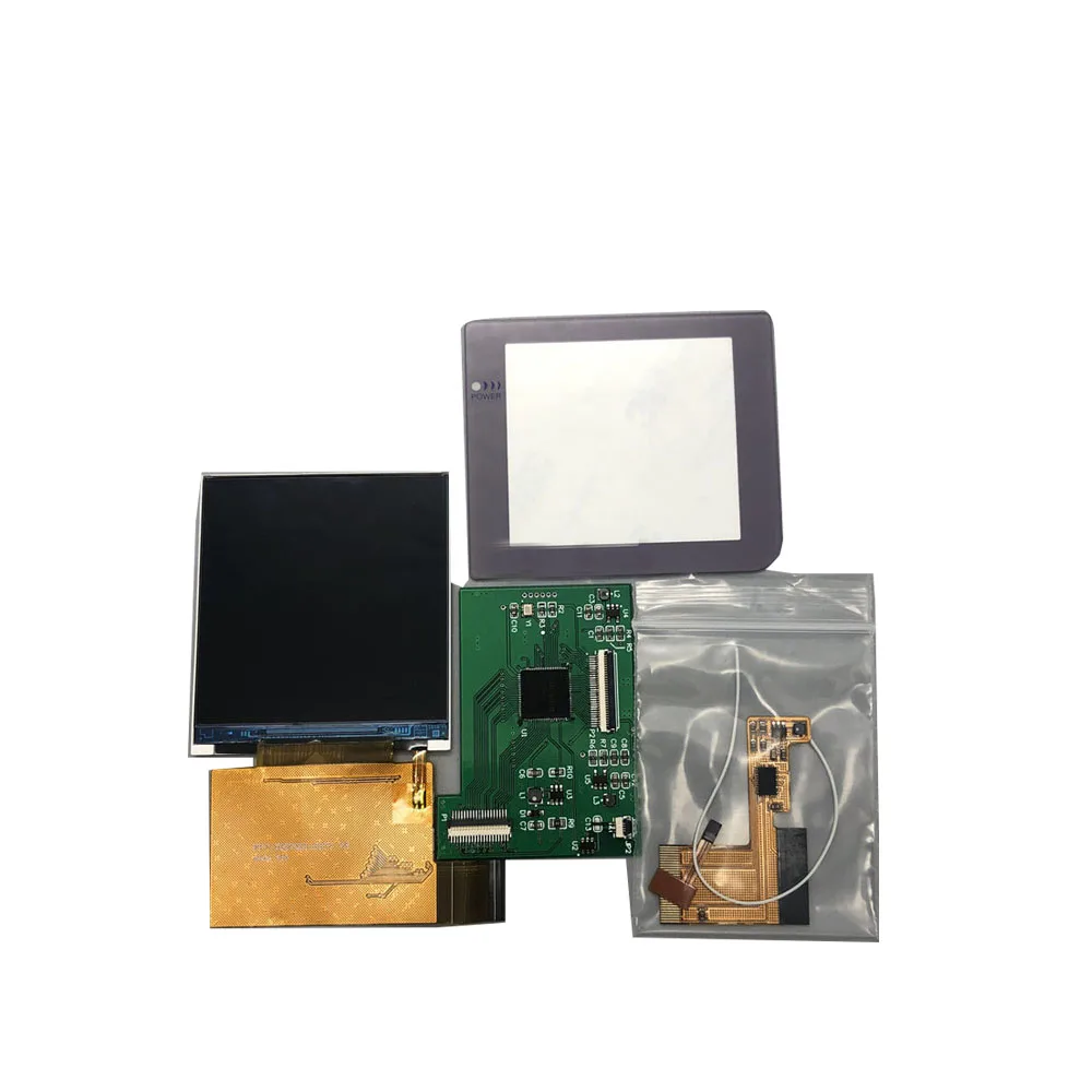 

Replacement parts LCD Display Kits 2.6 inch Backlight Screen with Ribbon Cable for G-B-P for gameboy pocket Console