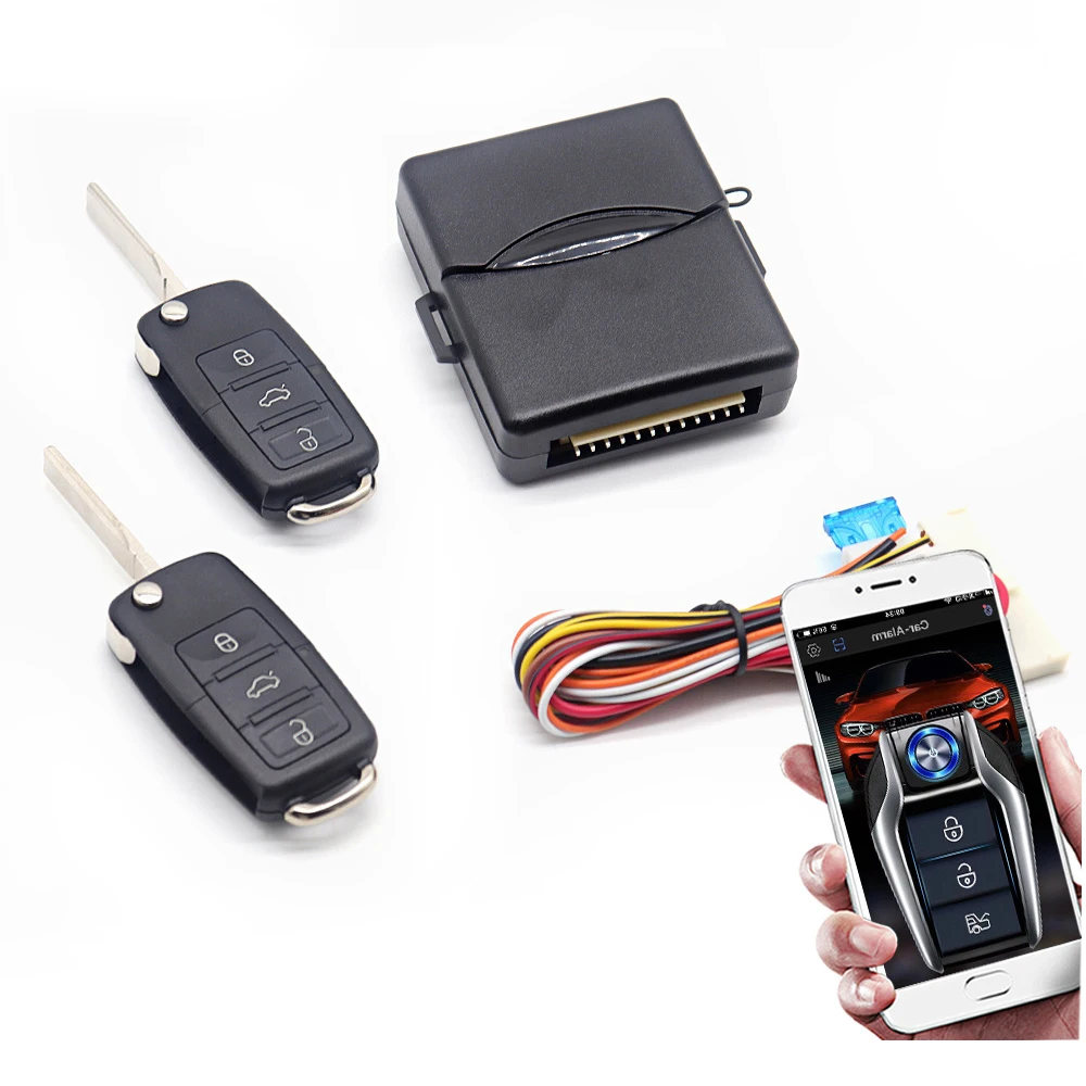 Универсальный центральный замок для автомобиля с дистанционным управлением без