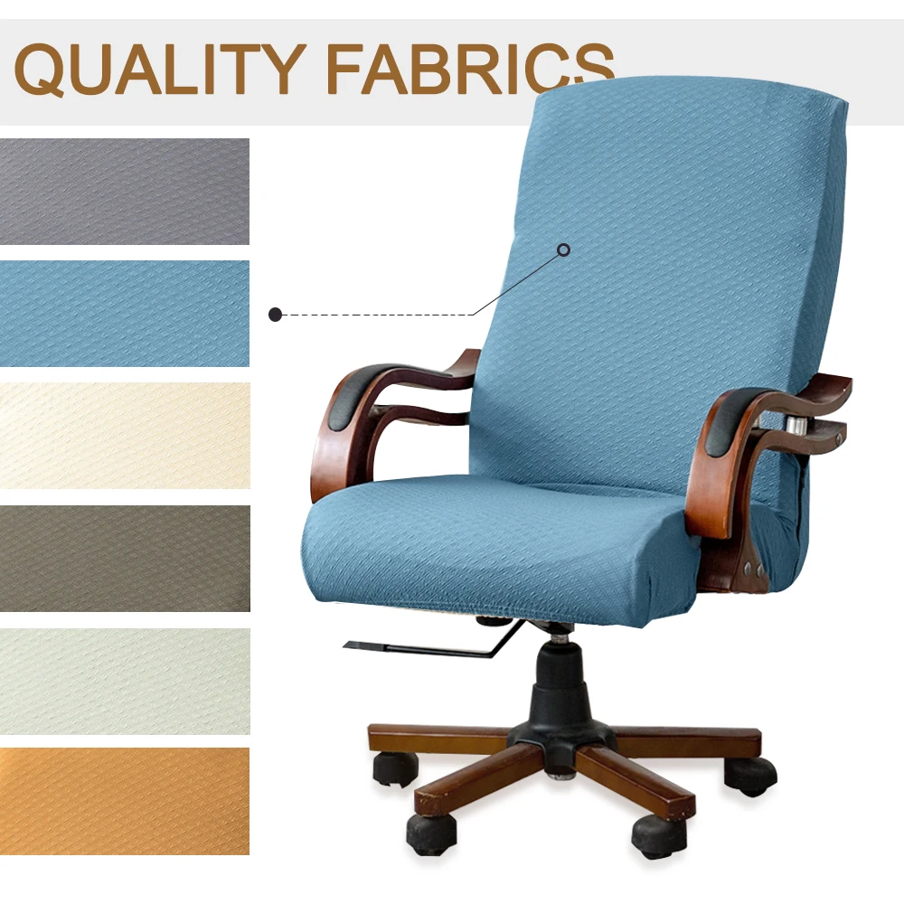 

Waterproof Elastic Chair Cover, Anti-dirty Rotating Elastic Office Computer Desk And Chair Cover, Removable Sliding Sleeve S/M/L