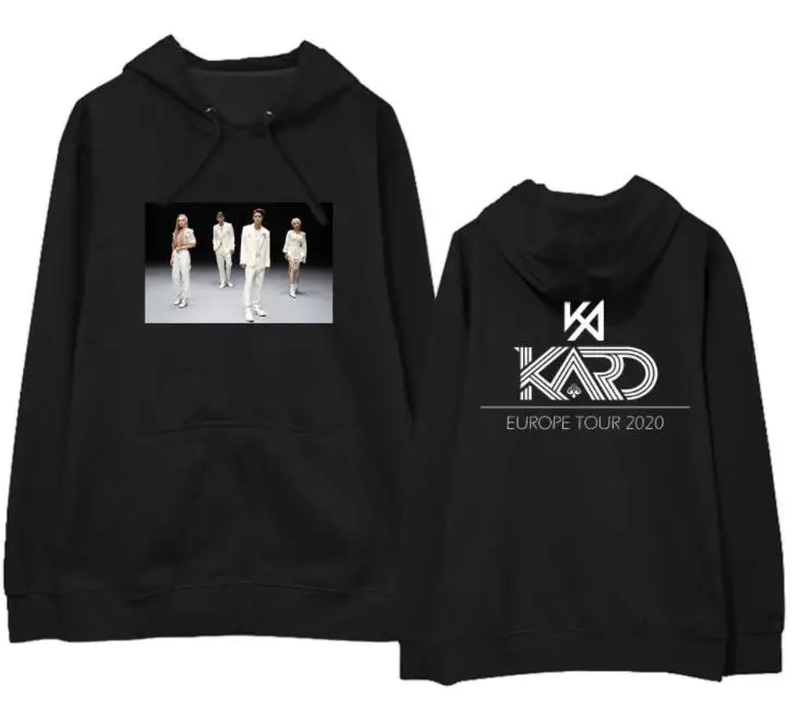 Новое поступление толстовки с капюшоном kpop kard k.a.r.d принтом на тему турнира в
