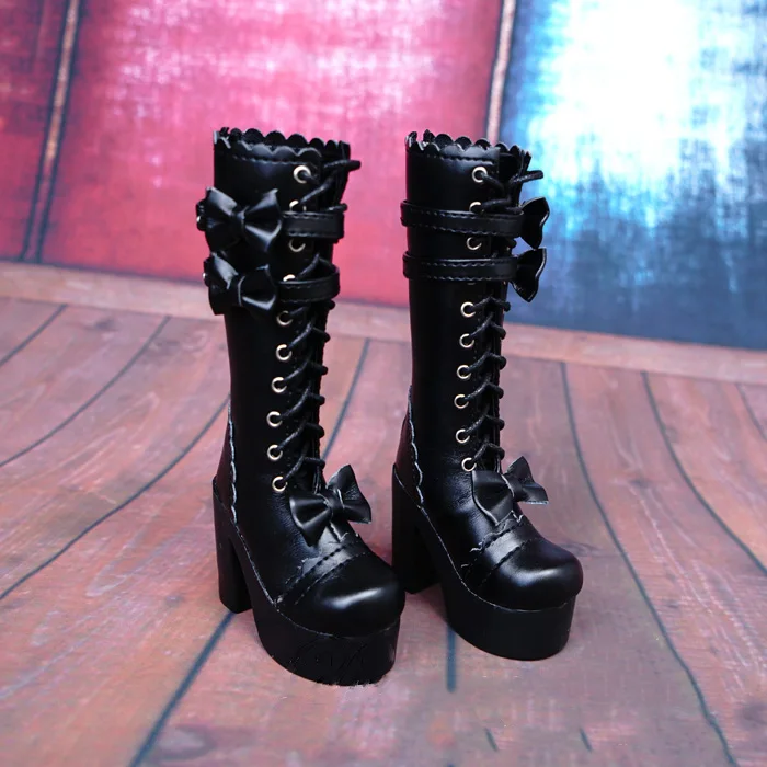 Кожаные туфли на высоком каблуке BJD в масштабе 1/4 1/3 для аксессуаров кукол MSD SD13