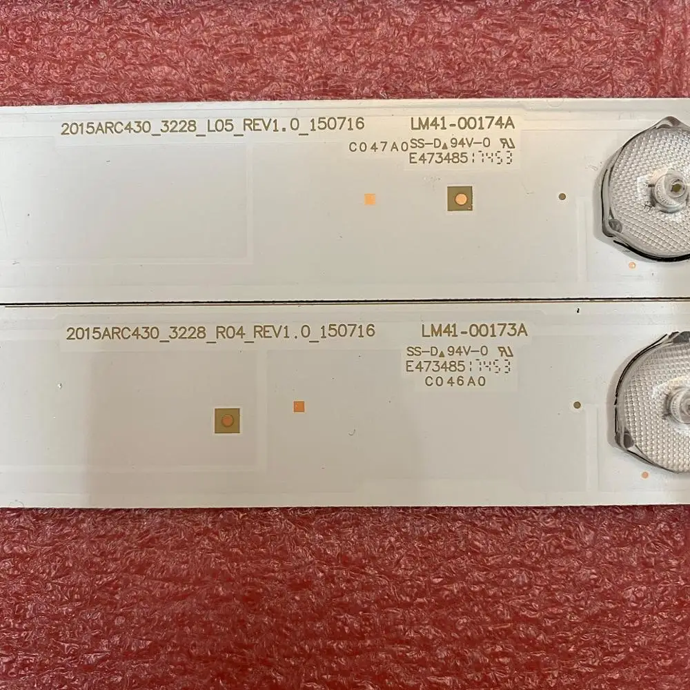 5set=50pcs LED Backlight Strip For Samsung GRUNDIG 43VLE6629BR 43VLE6524 43GFB6627 2015ARC430_3228 IC-B-HWCR43D641R HWCR43D641L |