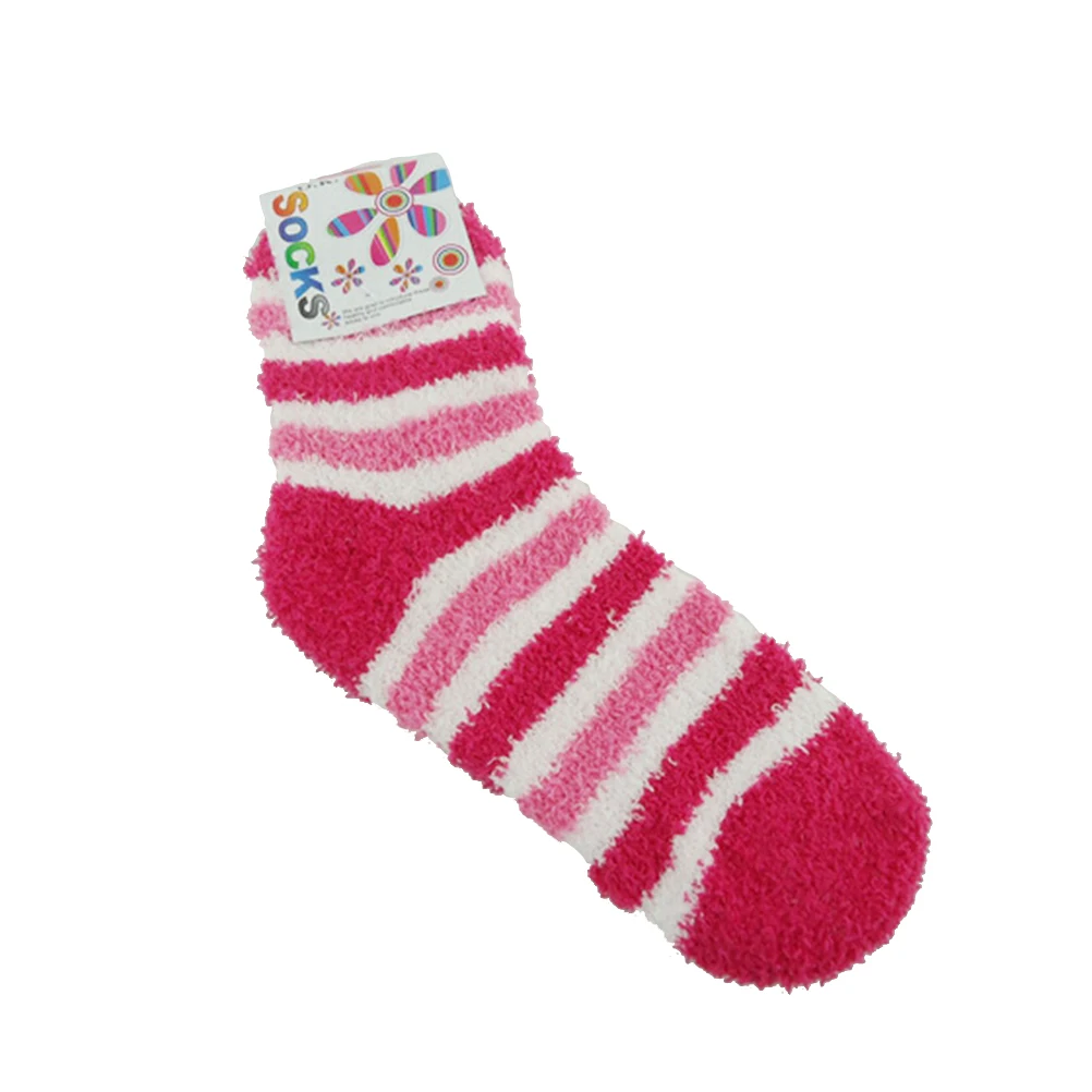 

1pair Comfortable Winter Women Fashion Keep warm Thickening Towel Floor Base Sleep Socks Soft Socks 17*15*8cm