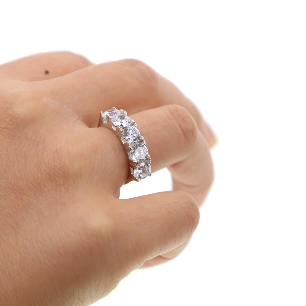 Гравировка 925 Классические Настоящее чистое серебро пробы ювелирные изделия