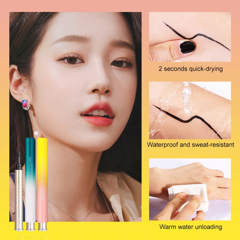 

1PC Black Eye Liner Pencil Waterproof Natural Quick Dry Eye Liner Pen Beauty Long Lasting Eyes Makeup Cosmetics Tools TSLM1