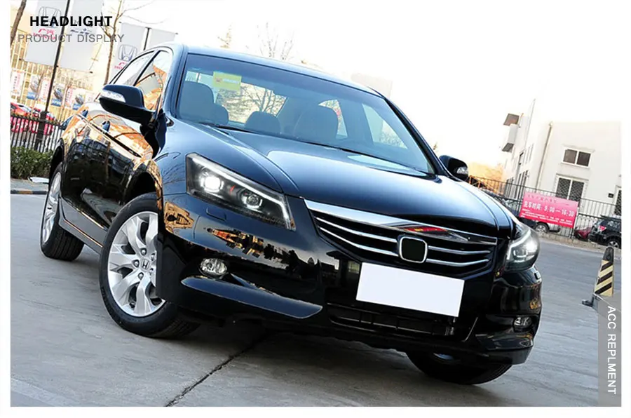 2 шт. светодиодный фары для Honda Accord 2008-2012 светодиодный автомобильный фонарь ангельские глазки ксенон HID комплект Противотуманные фары светодиодный дневные ходовые огни