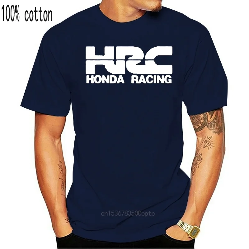 

Футболка мужская с короткими рукавами, тенниска из хлопка, майка в стиле хип-хоп, с надписью HRC race, летняя спортивная одежда