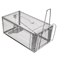 humane rat trap cage live animal catch pest rodent mouse bait control box automatic mice house trap cage reusable
