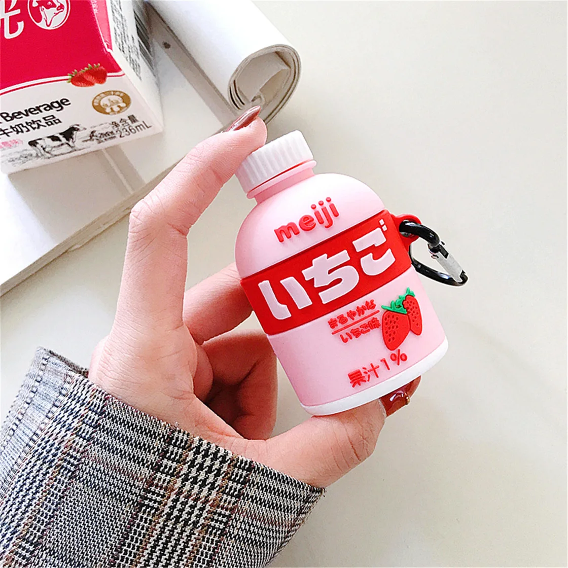 

Airpods 1 2gen Case candy color portable food, pink designer Funny Reeses for Takis Airpod Case