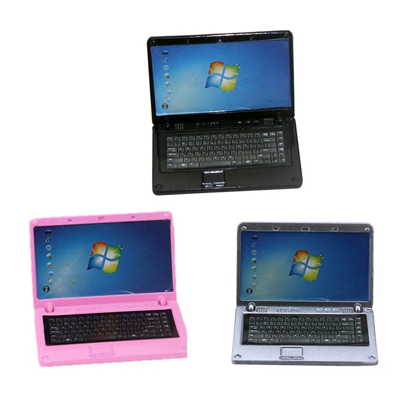 

Mini Computer Model Simulation Tablet PC Toys Doll House Decoration Furniture Toys Dollhouse Miniature Accessories