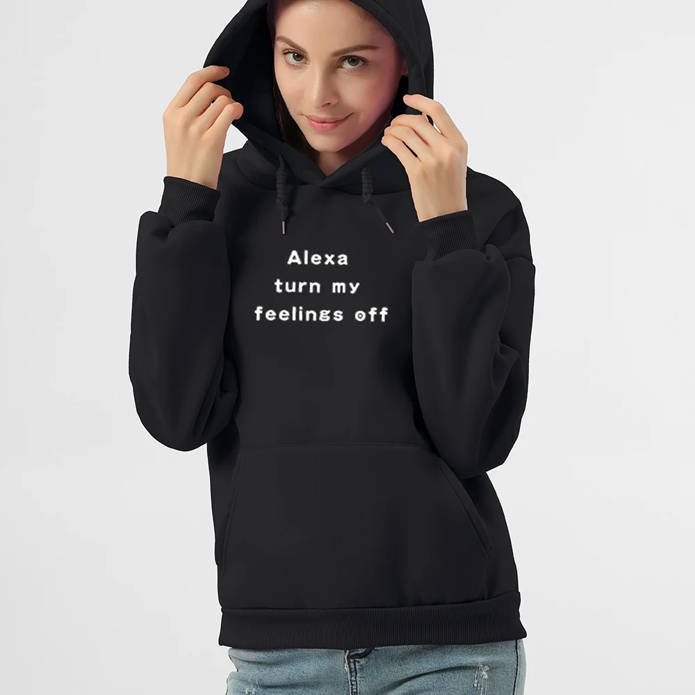 Soft Sweatshirts for Women Letter Graphic Sweatshirt Hip Hop Womens Sweatshirt with A Hood Jogging Femme Hoody Ladies Sweetshirt