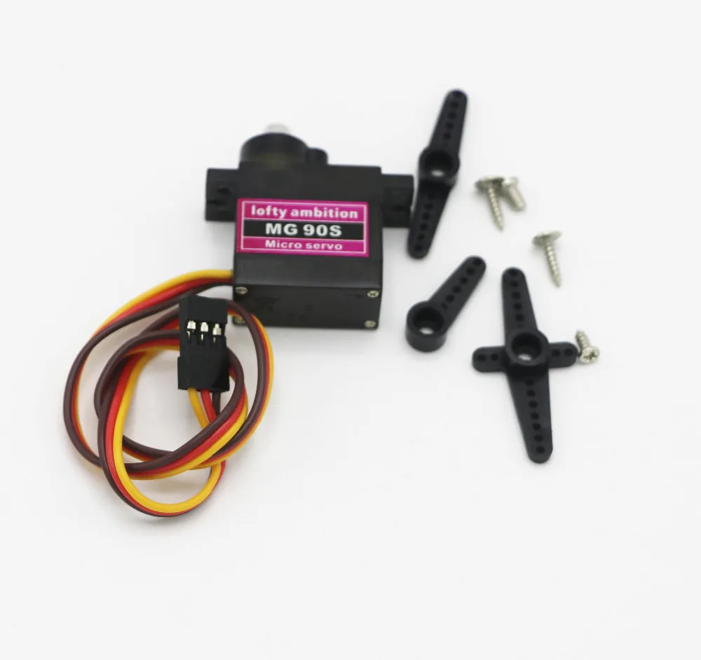 1pcs lofty ambition MG90S 9g Metal Gear Upgraded SG90 Digital Micro Servos for Smart Vehicle Helicopter Boart Car | Электроника