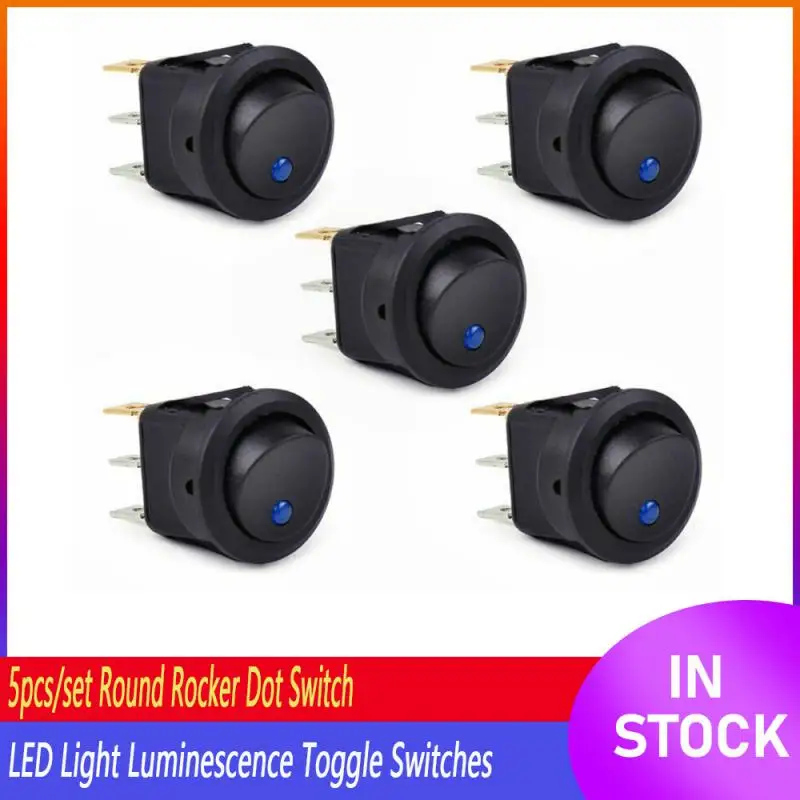 5 шт./компл. 3-контактный Светодиодный точечный светильник для автомобиля лодки