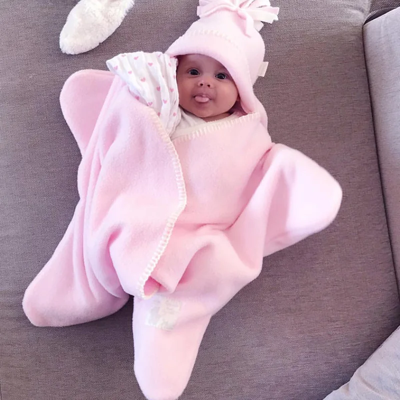 Лидер продаж розовое детское многофункциональное одеяло в форме морской звезды