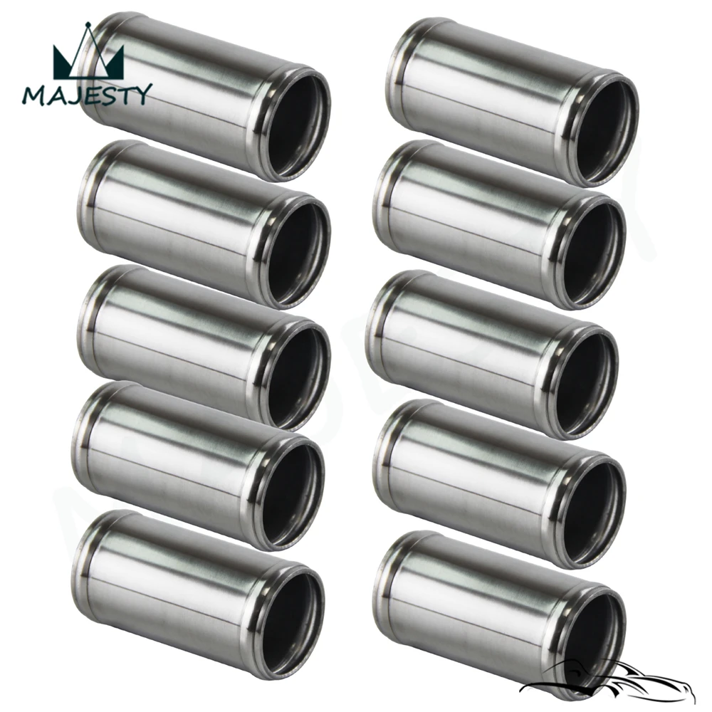 

1.5'' 38mm Aluminum Hose Adapter Tube Joiner Pipe Coupler Connector 10PCS L=3''