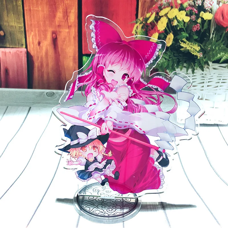 Аниме большой 15 см высокий Touhou проект Shrine Maiden модель подставки | Украшения и