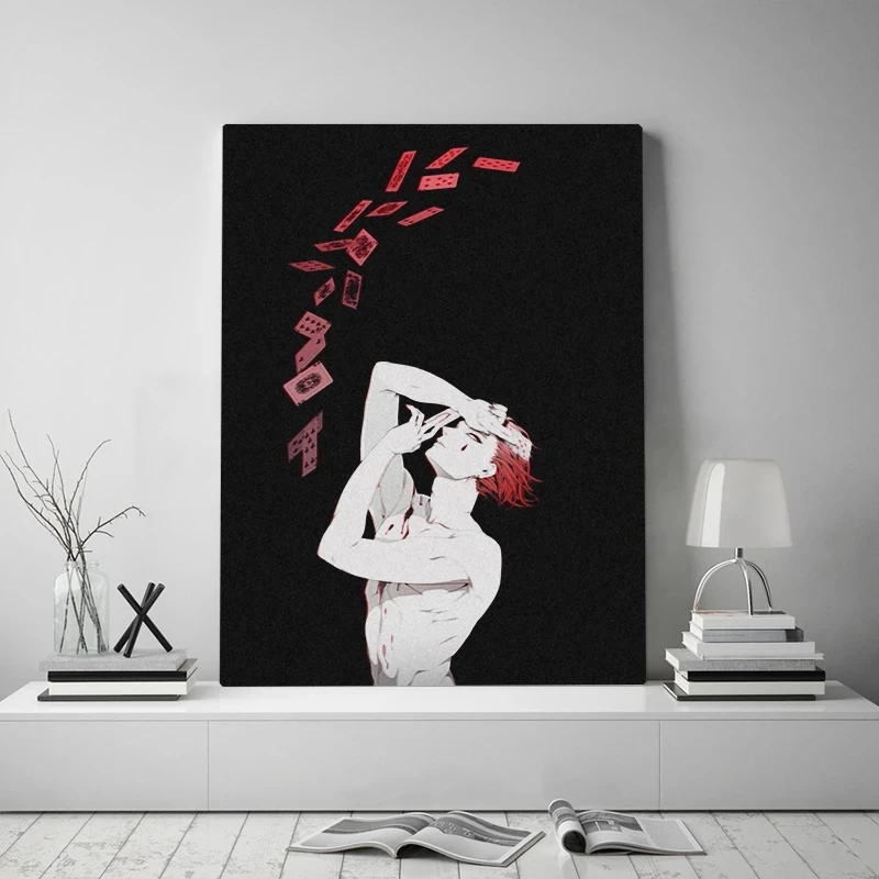 

Moderne Anime Poster Hunter X Hunter Hisoka Canvas Painting Prints Pictures Modulaire Wall Art Nordic Living Room Home Decor