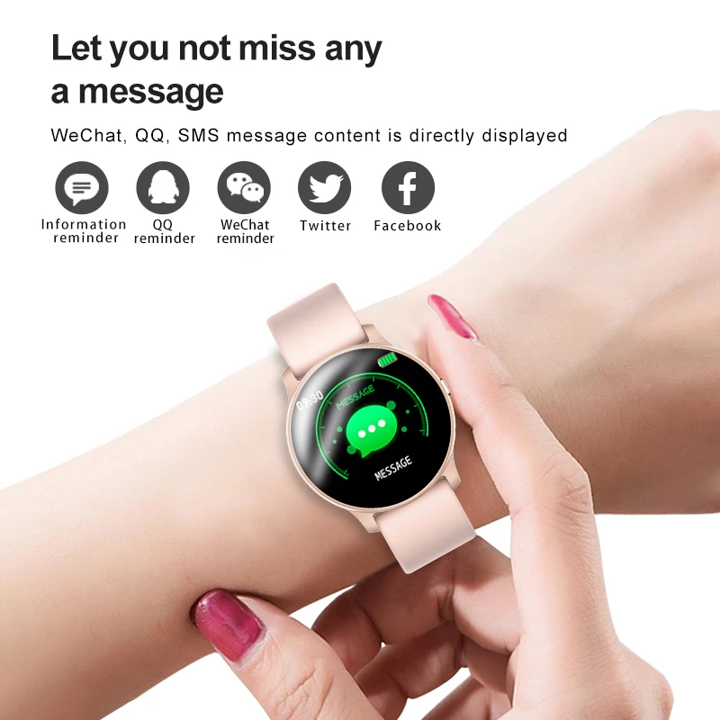

GIAUSA Waterproof Smart Watch Women Heart Rate Monitoring Health Smart Watch Men Pedometer Fitness Tracker Smart Bracelet