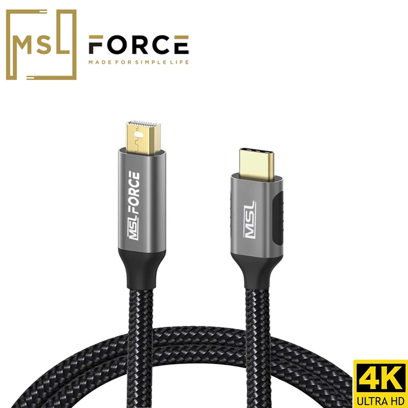 USB TYPE C Thunderbolt 3 совместимый с mini DisplayPort 4k для Macbook Air Pro Samsung dell XPS13 15 Apple cinema display|Кабели