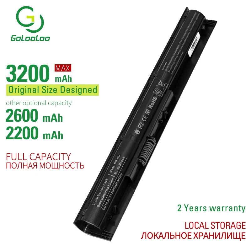 Аккумулятор Golooloo для ноутбука с 4 ячейками Hp HSTNN DB6 LB6J LB6K DB6K Q140 Q141 Q142 Q143 Q144 VI04