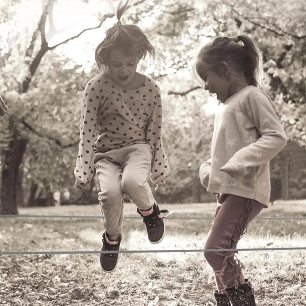 Портативная китайская круглая Скакалка 3 м резиновая повязка для улицы кемпинга