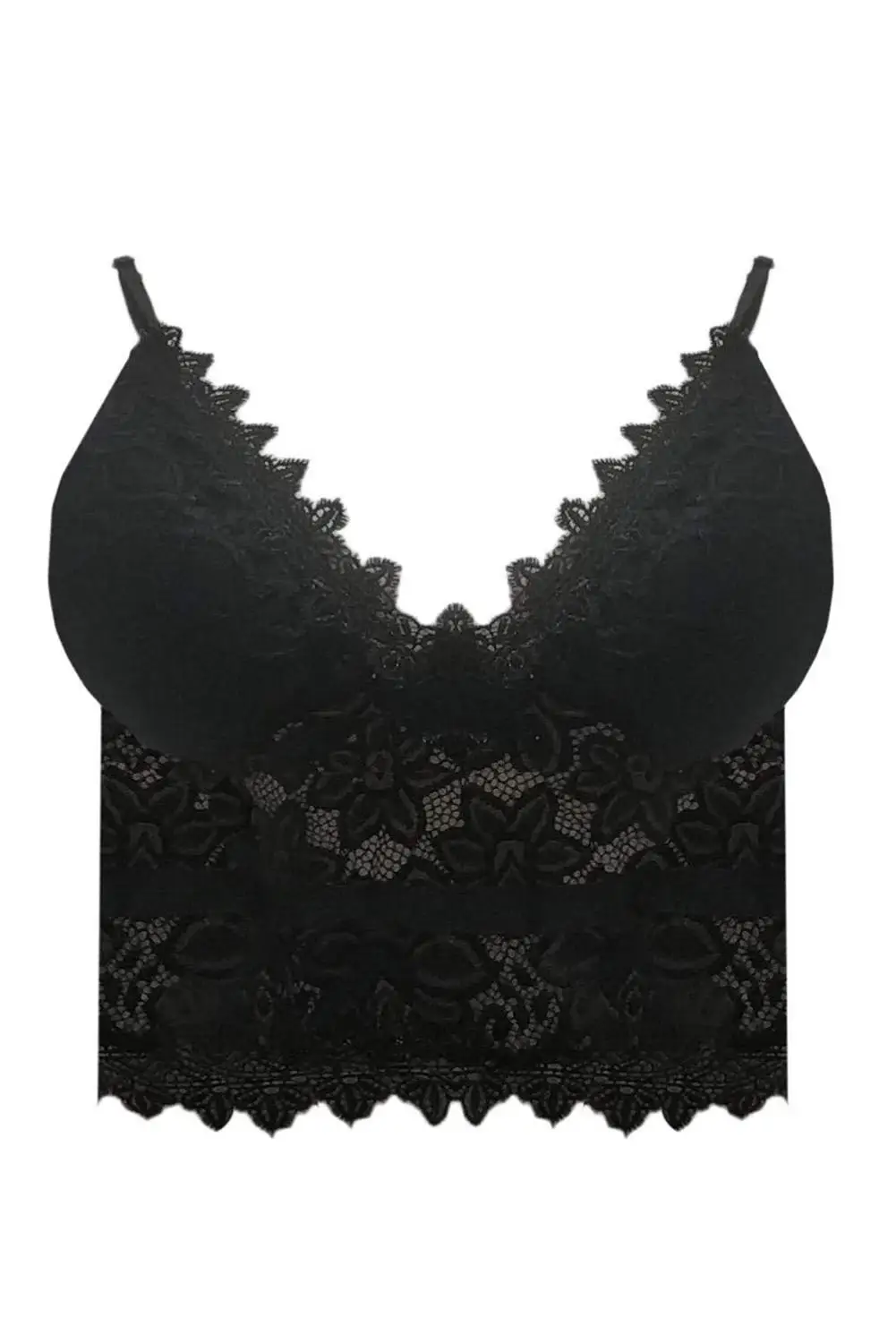 

Lingerie Women Sexy Bralette Women Plus Size Vest Crop Wireless Bras Lingerie Sexy V-Neck Underwear Bras