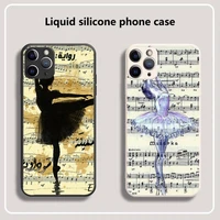 music violin dance piano papaer phone case for iphone 13 12 11 mini pro xs max xr 8 7 6 6s plus x 5s se 2020