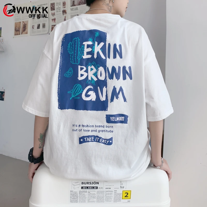 

Hip Hop Streetwear Harajuku T Shirt Japanese Kanji Print Tshirt 2021 Men Summer Short Sleeve T-Shirt Cotton Loose Tops Tees