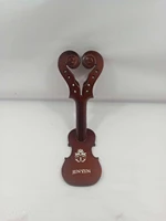 violin wine holder with double head carved from high quality rich wood