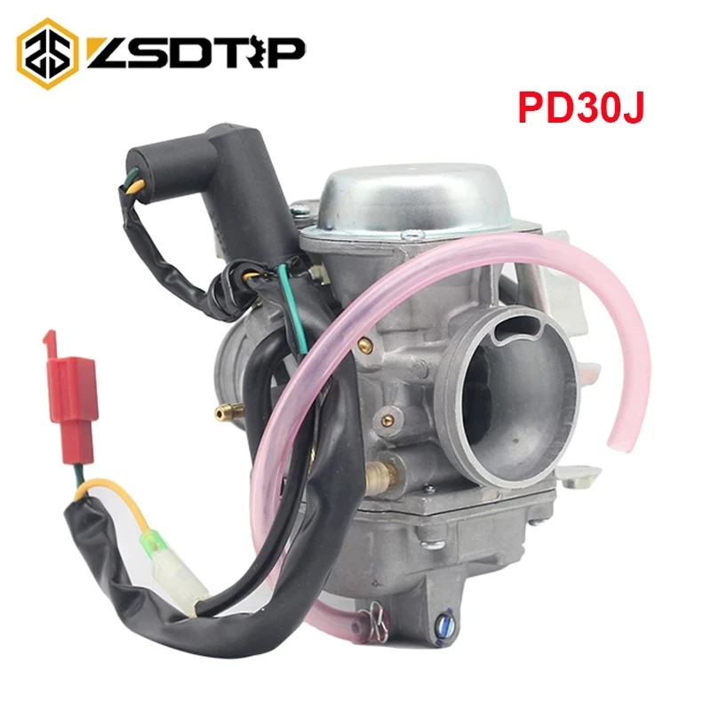 

ZSDTRP PD30J Motorcycle Carburetor PD30J Carb For GY6 250CC CF250 CN250 Scooter UTV ATV Go Kart Moped Scooter